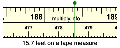 15.7 inches deals on a ruler